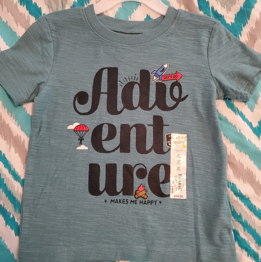 ❤ Jumping beans Adventure shirt 2T